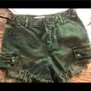 NWT free people commander cutoff shorts
